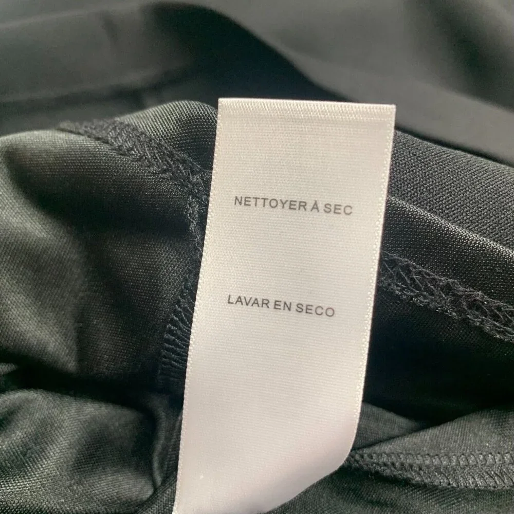 Laundry by Shelli Segal Womens Lace Little Black Dress Size 8 Long Sleeve Zip - Picture 8 of 8